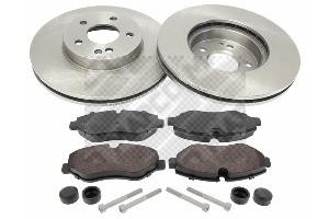 Mapco 47005 Front ventilated brake discs with pads, set 47005