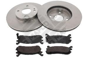 Mapco 47589 Front ventilated brake discs with pads, set 47589