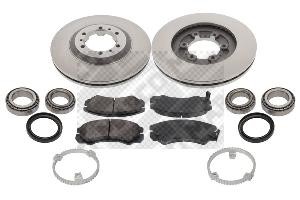  47595 Front ventilated brake discs with pads, set 47595