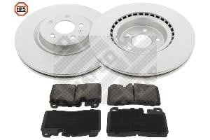 Mapco 47628HPS Front ventilated brake discs with pads, set 47628HPS