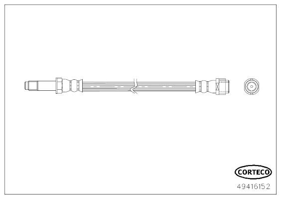 Corteco 49416152 Brake Hose 49416152