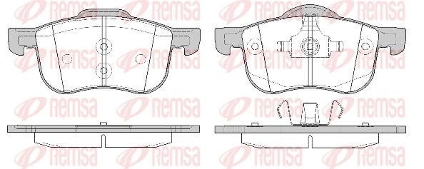 Remsa 0713.10 Front disc brake pads, set 071310