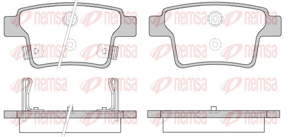 Remsa 1149.02 Front disc brake pads, set 114902