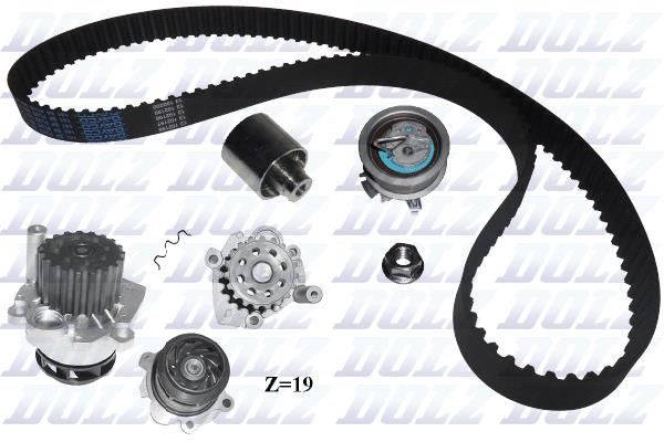 Dolz KD033 TIMING BELT KIT WITH WATER PUMP KD033