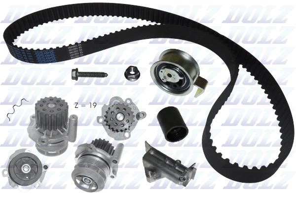 Dolz KD037 TIMING BELT KIT WITH WATER PUMP KD037