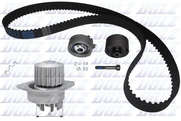 Dolz KD042 TIMING BELT KIT WITH WATER PUMP KD042