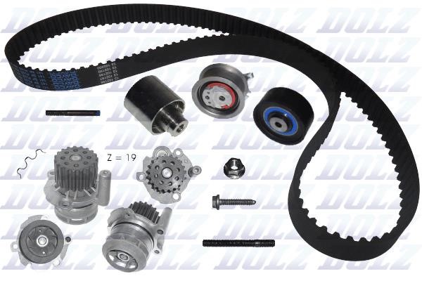 Dolz KD047 TIMING BELT KIT WITH WATER PUMP KD047
