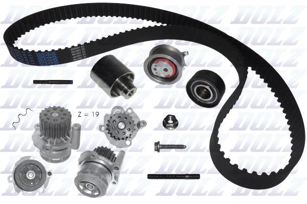 Dolz KD048 TIMING BELT KIT WITH WATER PUMP KD048