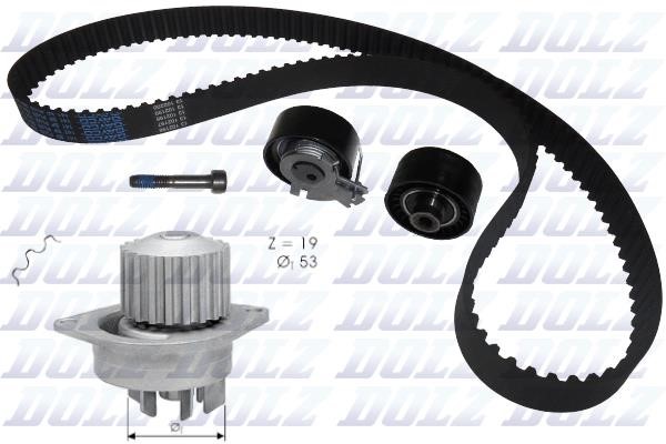 Dolz KD049 TIMING BELT KIT WITH WATER PUMP KD049