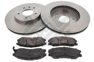 Mapco 47713 Front ventilated brake discs with pads, set 47713