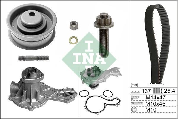 Timing belt set Audi 80: 530000330 INA TIMING BELT KIT WITH WATER PUMP