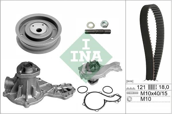 Timing kit Audi Coupe: 530016230 INA TIMING BELT KIT WITH WATER PUMP