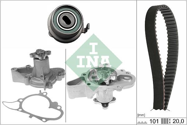 Cambelt kit KIA Picanto (Kia Picanto): 530035531 INA TIMING BELT KIT WITH WATER PUMP