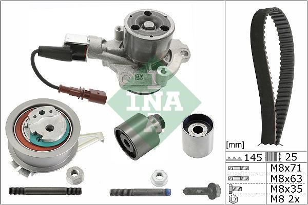 Timing kit Skoda Kamiq: 530075930 INA TIMING BELT KIT WITH WATER PUMP