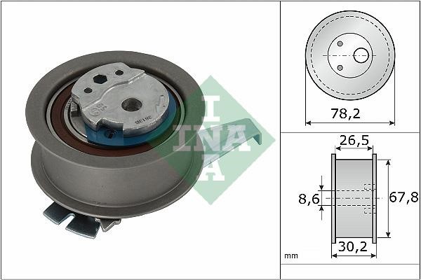 INA 531 0962 10 Tensioner pulley, timing belt 531096210