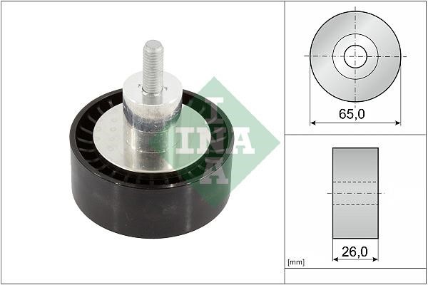 Idler tensioner pulley Ford Transit: 532090810 INA Deflection/guide pulley, v-ribbed belt