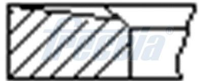 FR10376500 Freccia Piston Ring Kit