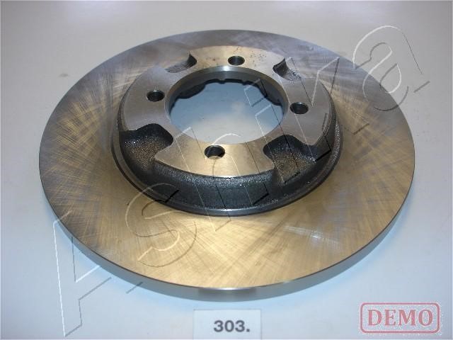 Ashika 60-03-303C Unventilated front brake disc 6003303C