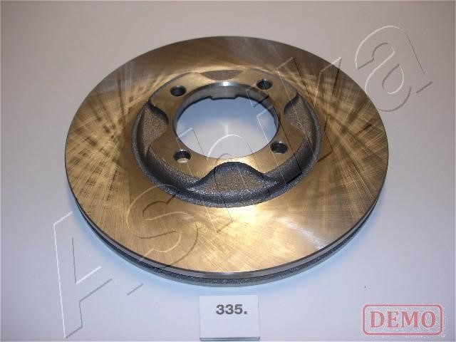 Ashika 60-03-335C Front brake disc ventilated 6003335C