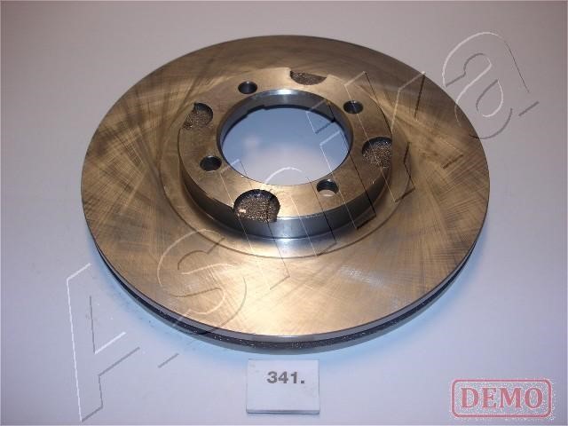 Ashika 60-03-341C Front brake disc ventilated 6003341C
