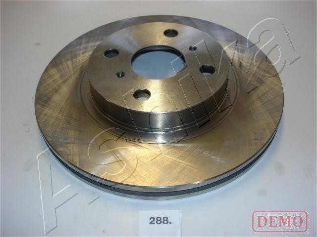 Ashika 60-02-288C Front brake disc ventilated 6002288C