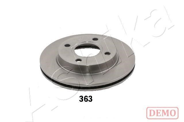 Ashika 60-03-363C Front brake disc ventilated 6003363C