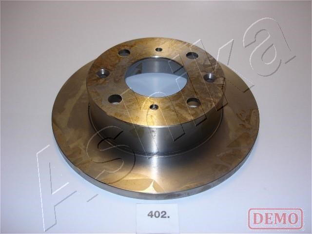 Ashika 60-04-402C Unventilated front brake disc 6004402C