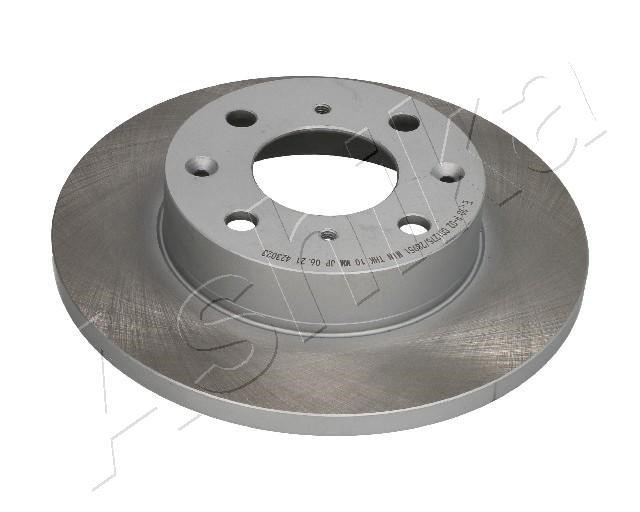 Ashika 60-04-411C Unventilated front brake disc 6004411C