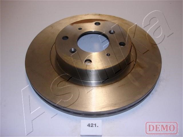 Ashika 60-04-421C Front brake disc ventilated 6004421C