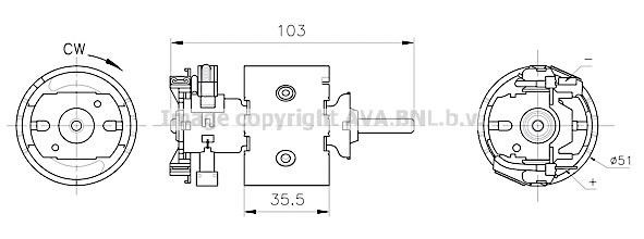 MS8783 AVA Interior Blower