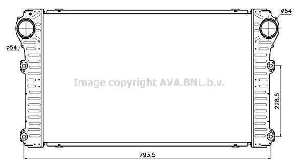 Intercooler charger Toyota Rav 4: TO4794 AVA Intercooler, charger