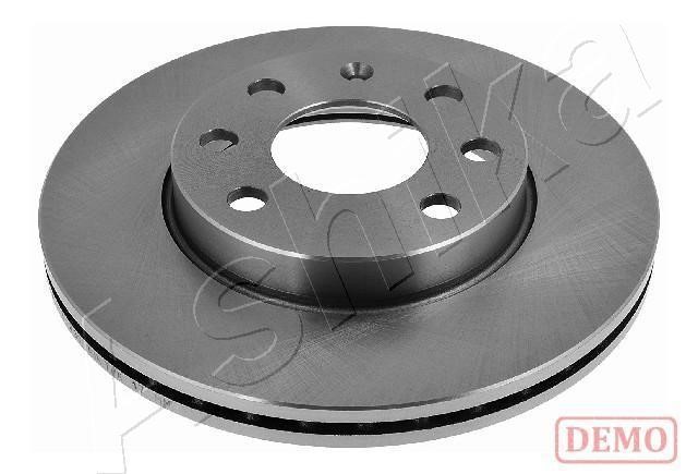 Ashika 60-00-040C Front brake disc ventilated 6000040C