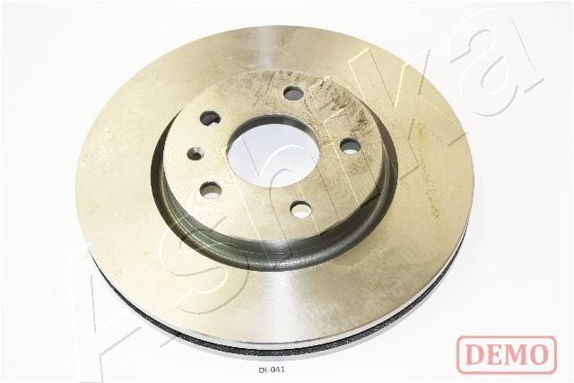 Ashika 60-00-0411C Front brake disc ventilated 60000411C