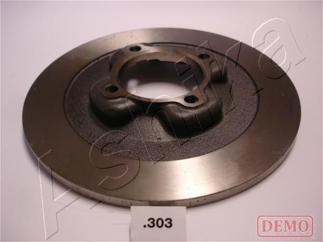 Ashika 61-03-303C Rear brake disc, non-ventilated 6103303C