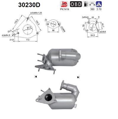 As 30230D Catalytic Converter 30230D