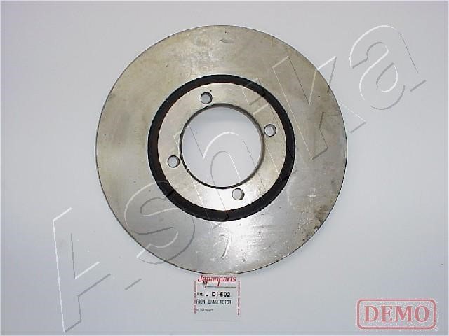 Ashika 60-05-502C Unventilated front brake disc 6005502C