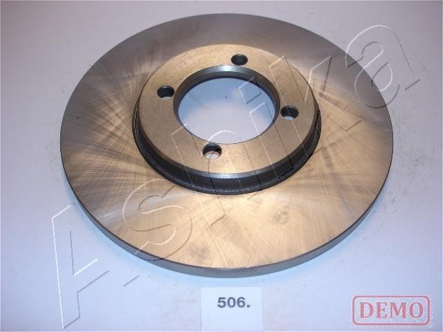 Ashika 60-05-506C Unventilated front brake disc 6005506C