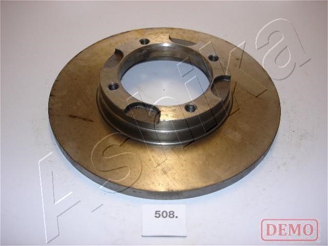 Ashika 60-05-508C Unventilated front brake disc 6005508C