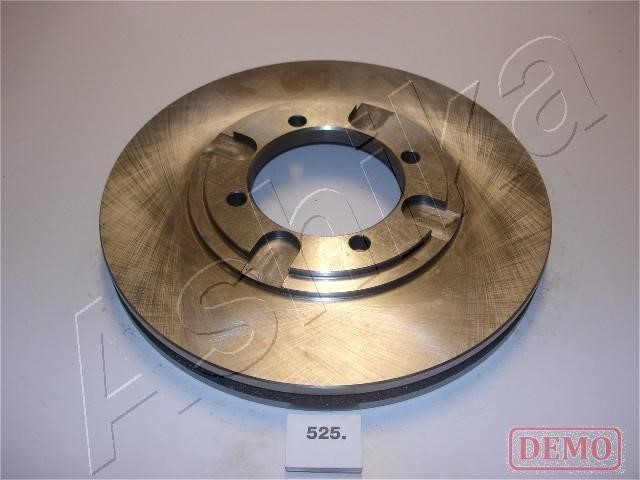 Ashika 60-05-525C Front brake disc ventilated 6005525C