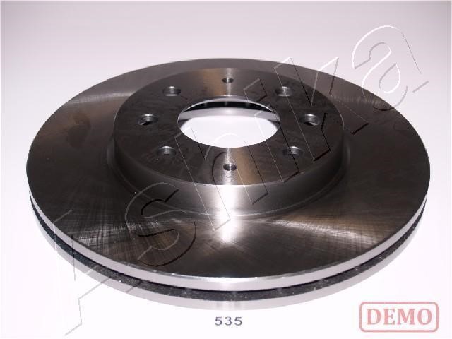 Ashika 60-05-535C Front brake disc ventilated 6005535C