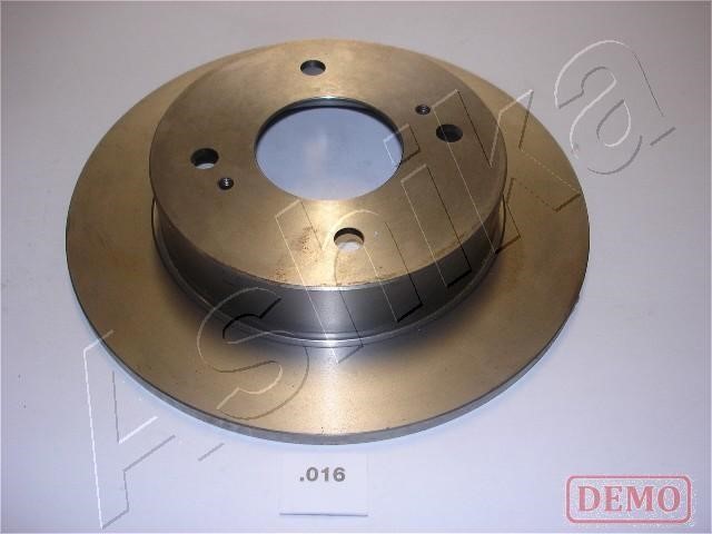 Ashika 61-00-016C Rear brake disc, non-ventilated 6100016C