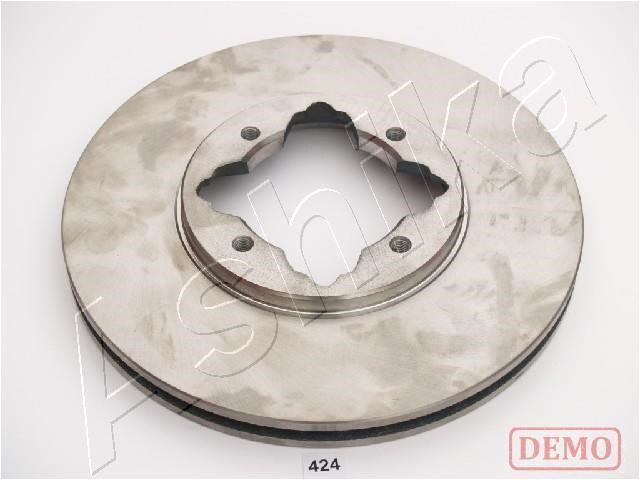 Ashika 60-04-424C Front brake disc ventilated 6004424C