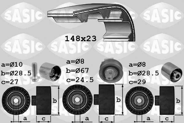 Sasic 1756074 Timing Belt Kit 1756074