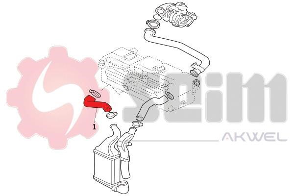 981879 Seim Intercooler pipe