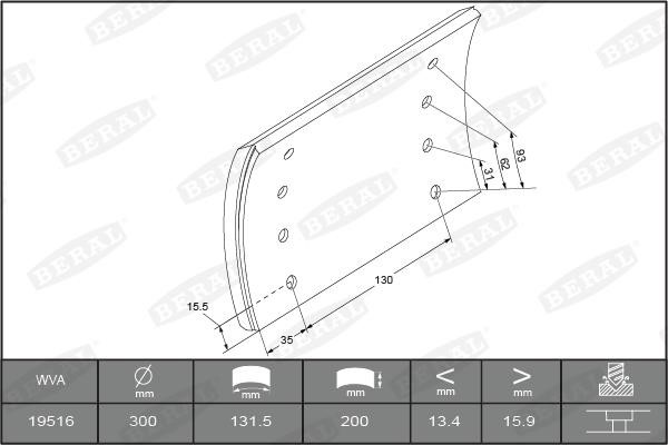 Buy Beral KBL19515.2-1541 at a low price in United Arab Emirates!