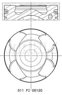 011PI00120002 Mahle/Behr Piston