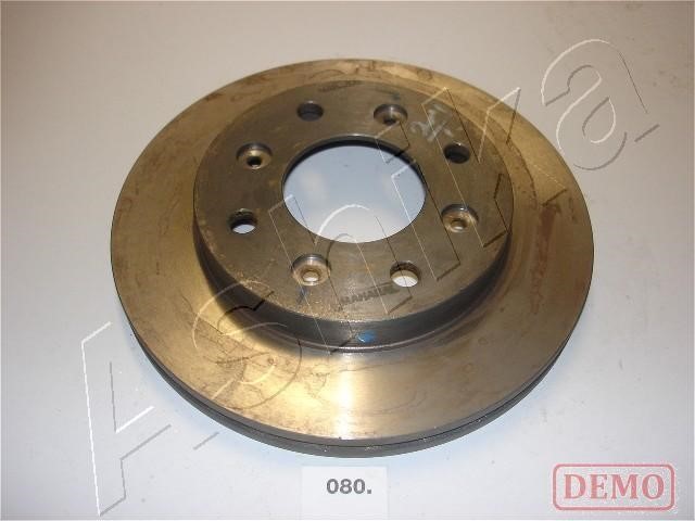 Ashika 60-00-080C Front brake disc ventilated 6000080C