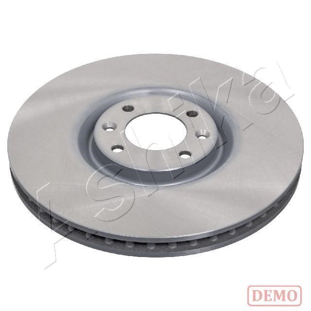 Ashika 60-00-0615C Front brake disc ventilated 60000615C