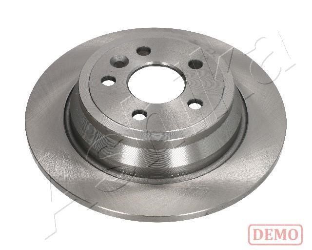 Ashika 61-0L-L11C Rear brake disc, non-ventilated 610LL11C