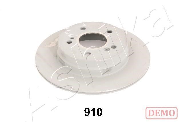 Ashika 61-09-910C Rear brake disc, non-ventilated 6109910C
